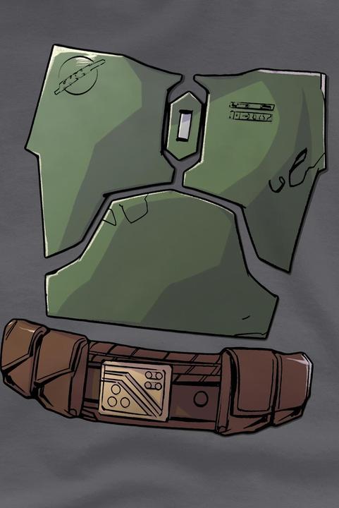 Actual product image Star Wars Mens Boba Fett Costume T-Shirt (M)