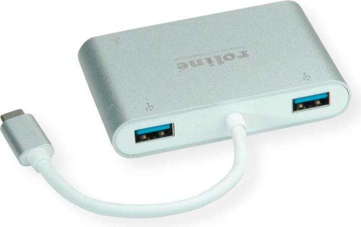 Produktbild Roline USB Typ C zu (USB-C, 4 Ports)