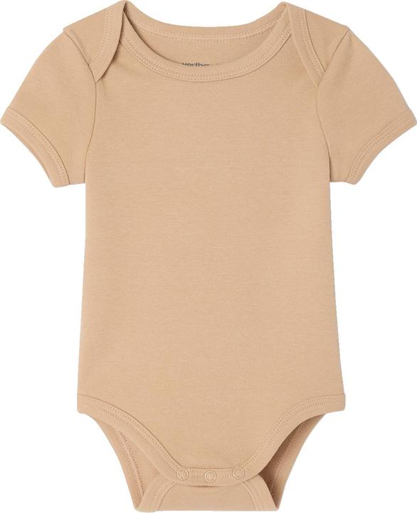 Immagine prodotto Vertbaudet Bio-Kollektion: 5er-Pack Baby Kurzarm-Bodys in Schlupfform (62)