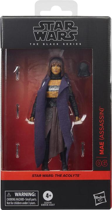 Produktbild Hasbro Star Wars: The Acolyte Black Series Actionfigur Mae (Assassin) 15 cm
