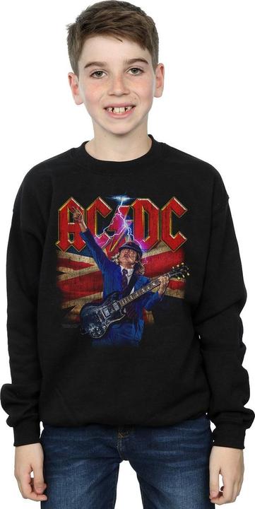 Produktbild AC/DC Angus Union Flag Lightning Sweatshirt Jungen (140, 146)