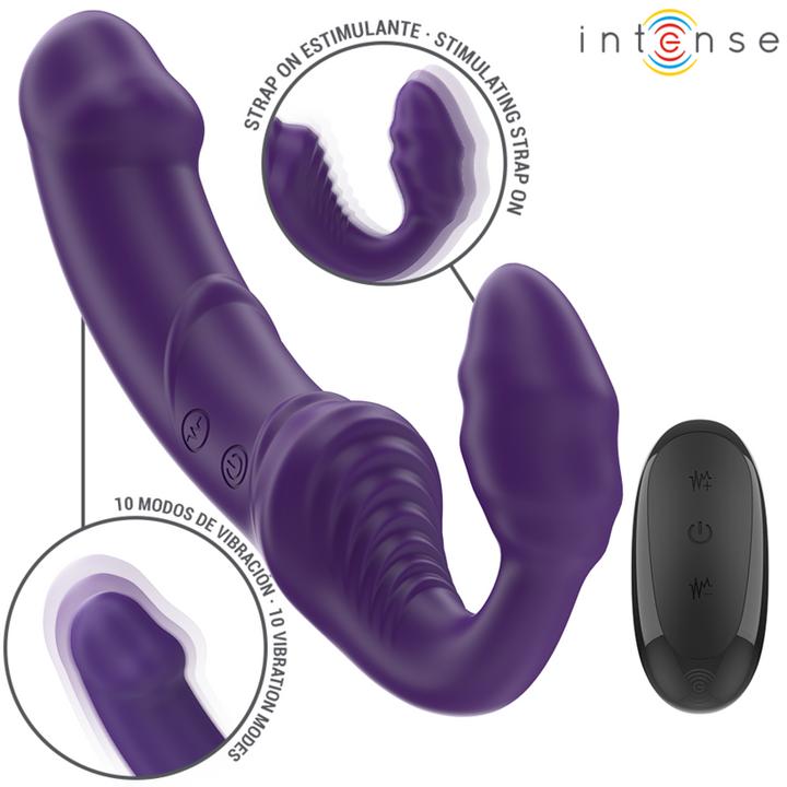 Produktbild Intense Jill Doppelvibrator 20 cm Lila Fernbedienung