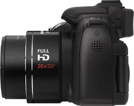 Canon PowerShot SX1 IS, 10 Mpixel, zoom 20 x, nero (1/2,3'')