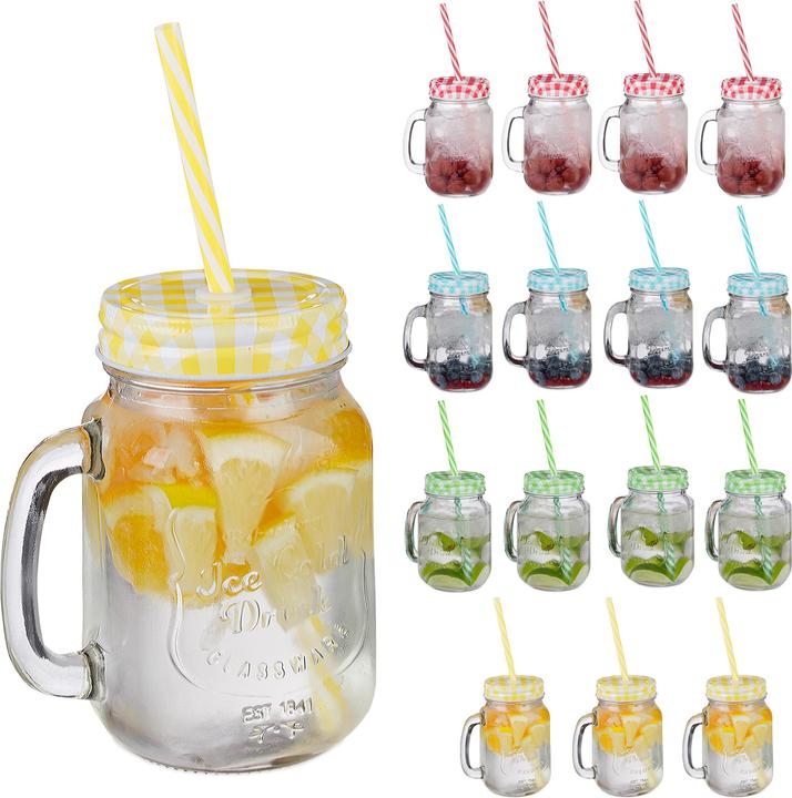 Produktbild Relaxdays 16x Trinkglas (0.50 l, 16 x)