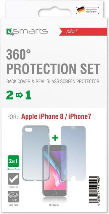 Immagine prodotto 4smarts Premium Protection (Apple iPhone 8, Apple iPhone 7, Apple iPhone SE (terza generazione), Apple iPhone SE (seconda generazione))