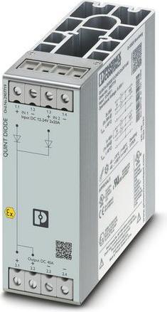 Image du produit Phoenix Contact Quint4 Diode, 12-24 V DC, 2x20 or 1x40 A