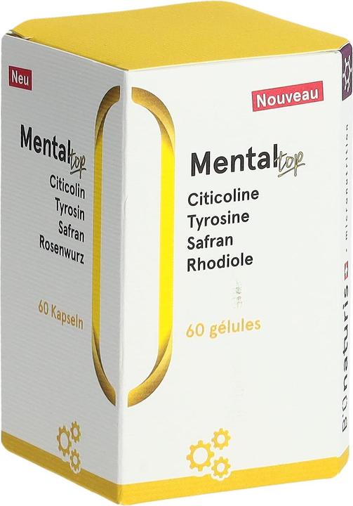 Actual product image B'Onaturis BIONATURIS Mental Top Caps Ds 60 (60 Piece, Capsules, 70 g)