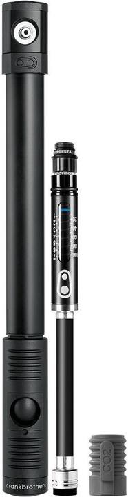 Crankbrothers Pompa CO2 Klic HP incl. supporto telaio manometro analogico