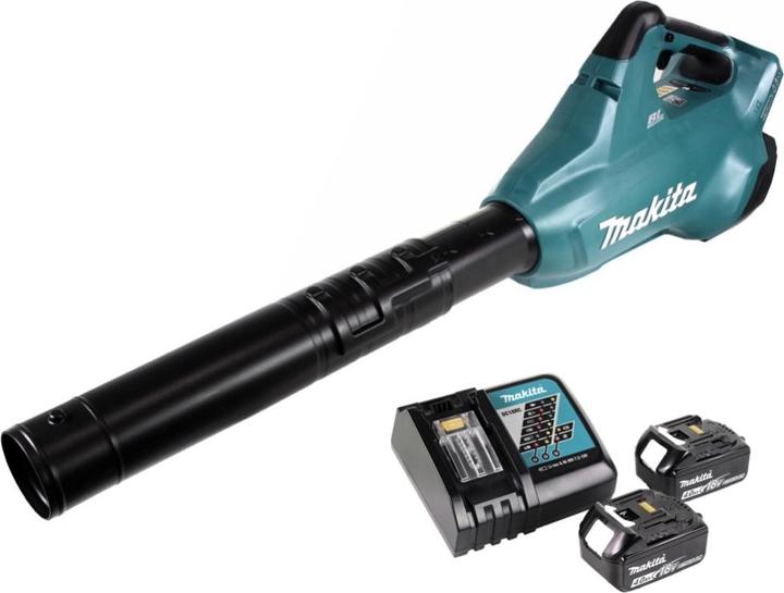Actual product image Makita DUB 362 RM Battery Leaf Blower 2x18V + 2x Battery 4.0Ah + Charger (Rechargeable battery operated, Leaf vacuums)