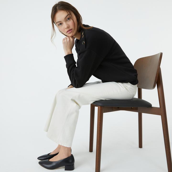 Produktbild La Redoute Collections Sweatjacke mit rundem Ausschnitt (XS)