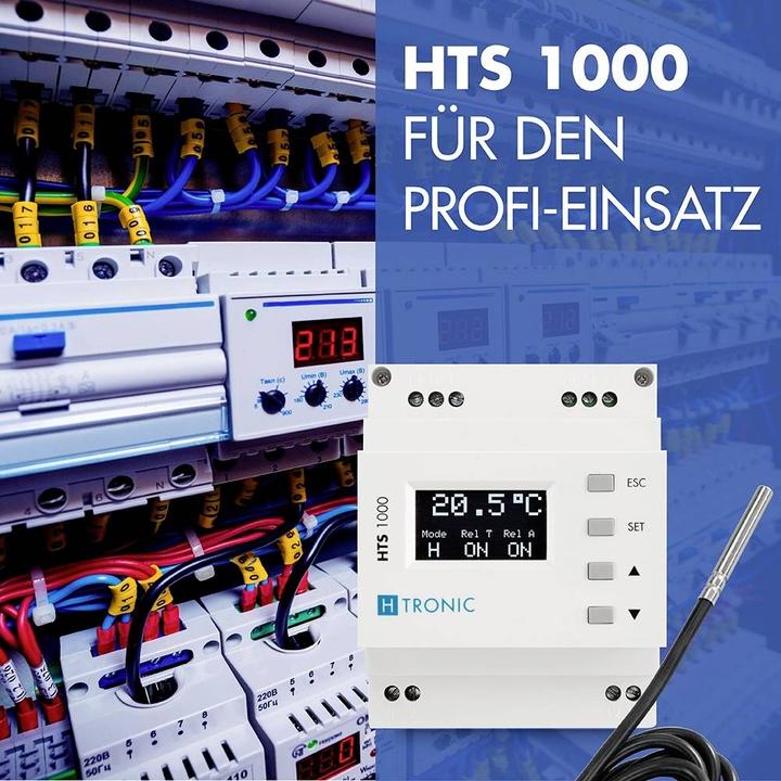 Image du produit H-Tronic Interrupteur de température H Tronic pour rail DIN HTS 1000