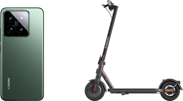 Actual product image Xiaomi 14 with Electric Scooter 4 Lite (512 GB, Jade Green, 6.36", Dual SIM, 50 Mpx, 5G)