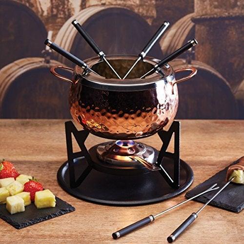 Actual product image Kitchen Craft Fondue Set (Chinoise Fondue, Fondue Bourguignonne, Chocolate fondue, Cheese fondue)