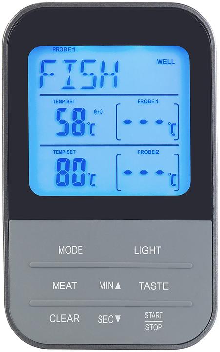 Actual product image Rosenstein & Söhne Radio roast & oven thermometer with 2 probes