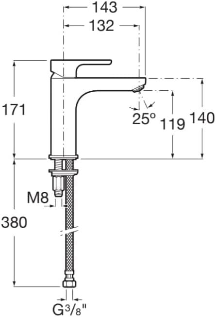 Actual product image ROCA Bathroom fitting L20 A5A3B09C00