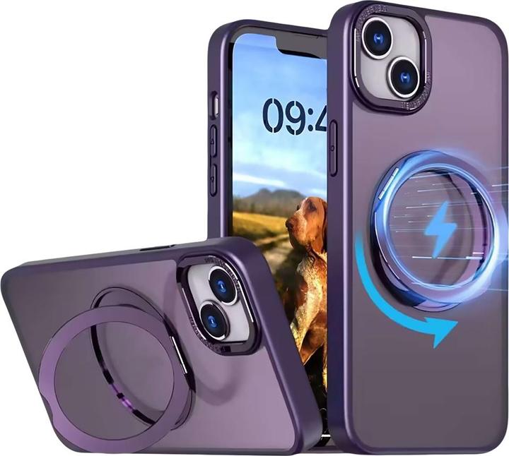 Produktbild OEM Mag Ring Rotierende Hülle für iPhone 11 lila (Apple iPhone 11)
