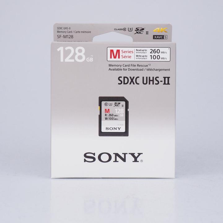 Actual product image Sony SF-M Series UHS-II (128 GB, SDXC, U3, UHS-II)