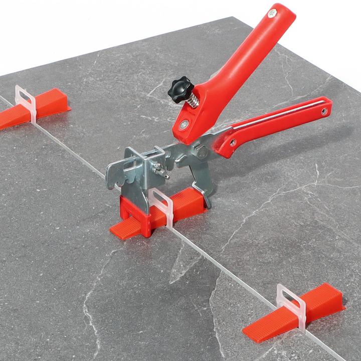 Immagine prodotto XPOtool Kit Système Nivellement 1000 Cales 1000 Croisillons 1,5mm 1x Pince Pose Carrelage Mur Sol