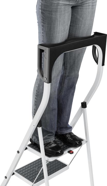 Produktbild Hailo K75 ComfortLine, Stahl-Trittleiter, 3 Stufen (Trittleiter, 133 cm)