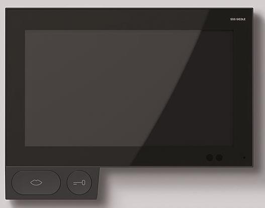Actual product image Siedle A 180-10 S Axiom for wall mounting Black-grey (Wi-Fi)