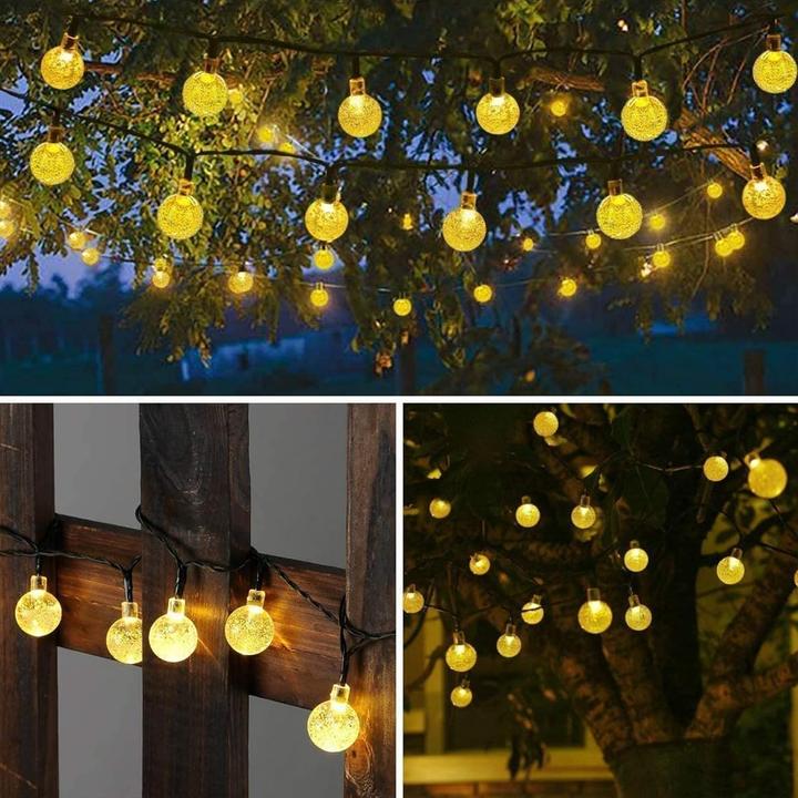 Actual product image Lumina Swiss Solar LED fairy lights crystal (11 m)