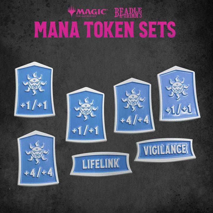 Actual product image Beadle & Grimm´s Magic the Gathering Dice and Token Pack White Mana