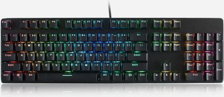 Actual product image Glorious PC Gaming Race GMMK-BRN-V2 full size, ANSI US standards, Gateron Brown Switch (US, Cable)