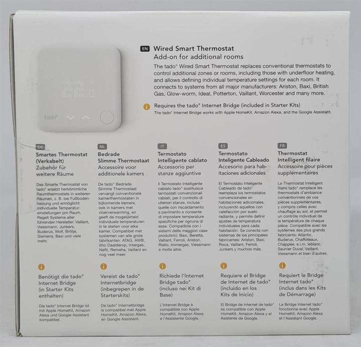 Actual product image tado° Smart thermostat - additional product