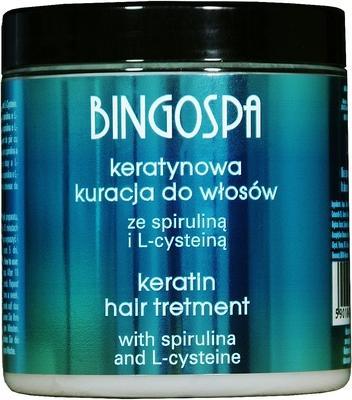 BingoSpa Keratin Behandlung für geschädigtes Haar mit Spirulina 250g