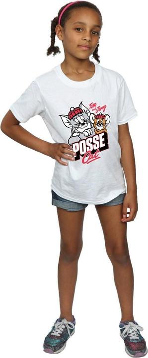 Immagine prodotto Tom & Jerry Posse Cat Maglietta Ragazze (152, 158)