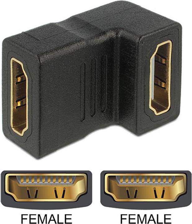 Image du produit Delock Adaptateur vidéo / audio (HDMI, 9 cm)