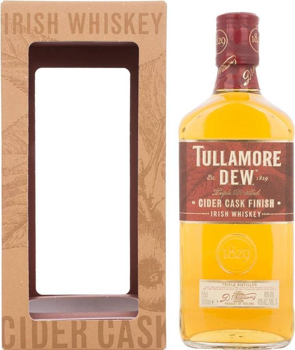 Immagine prodotto Tullamore Dew Finitura della botte di sidro di rugiada (Whisky irlandese, 1 x 50 cl)