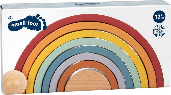 Produktbild small foot Holzbausteine Regenbogen „Safari“