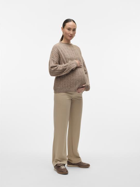 Image du produit Vero Moda Maternity Coupe normale Pull à col rond Haut tricoté (L)