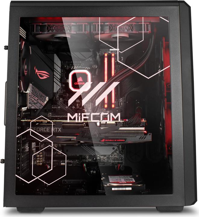 Produktbild Mifcom Battlebox ROG RTX2080Ti (Intel Core i9-9900K, 32 GB, 1000 GB, GeForce RTX 2080 Ti)