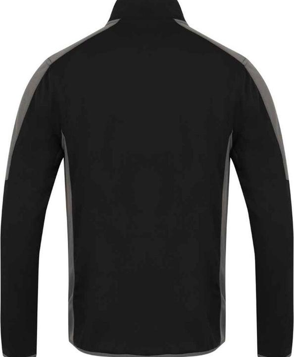 Actual product image Finden & Hales Mens Contrast Zip Neck Midlayer Top (L)