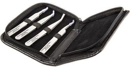 Actual product image Rs Pro 4 piece SMT tweezer set,120mm L