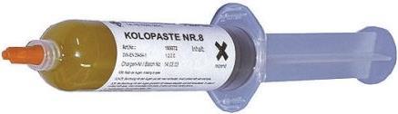 Actual product image Stannol KOLOPASTE No.8, 5CC syringe