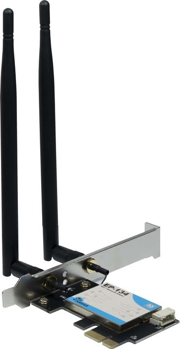 Intertech Adattatore Wi-Fi 6 PCIe EP-134 Antenna,Bluetooth 5.2 (PCIe)