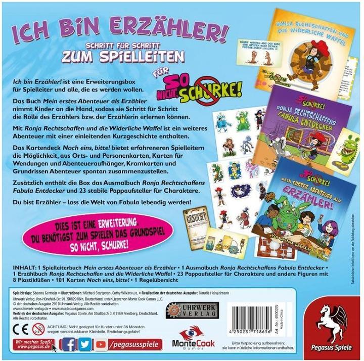 Actual product image Pegasus 49002G - I'm narrator!: Not so, rogue!, from 5 years (extension, DE edition) (German)