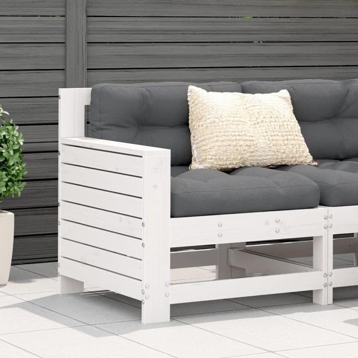 Produktbild VidaXL Gartensofa mit Armlehne