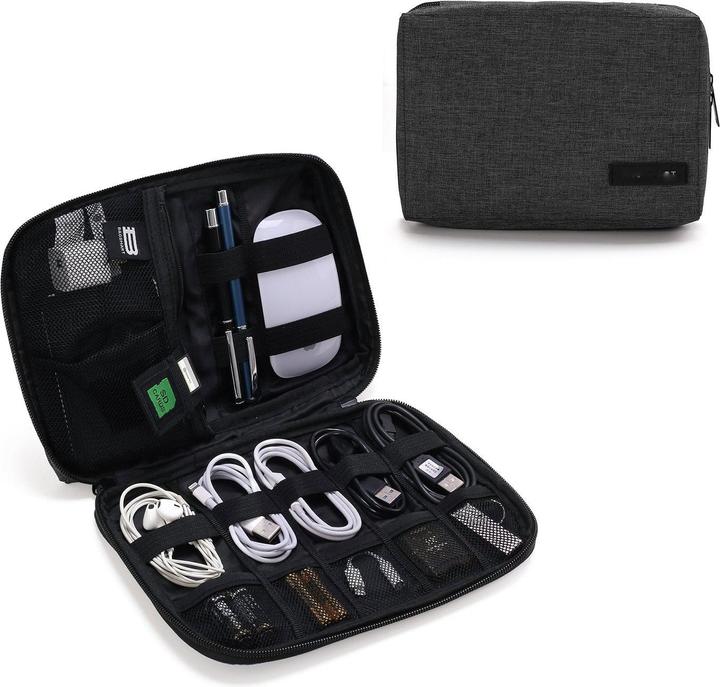 Actual product image Only-Bags.Store Electronics organiser for cables, USB sticks, memory cards