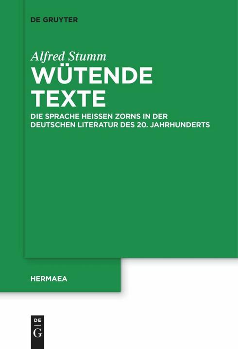 Immagine prodotto Stumm:Wütende Texte (Tedesco, Alfred Stumm, 2024)