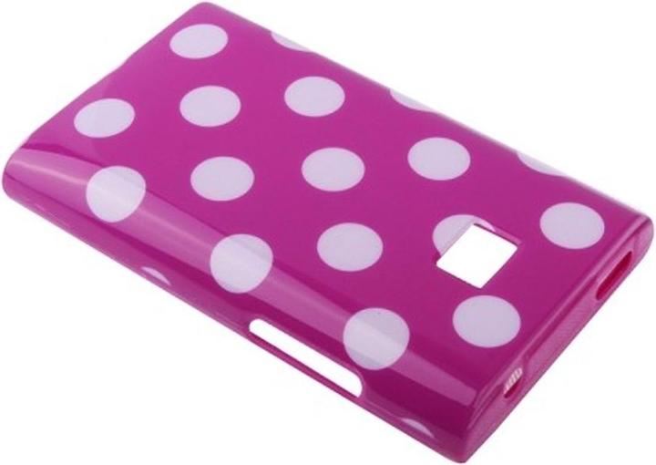 Produktbild König Design Schutzhülle TPU Punkte Case für Handy LG Optimus L3 / E400 (Optimus L3)