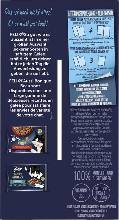 Produktbild Felix Agail Fisch (Adult, 11 Stk., 1020 g)