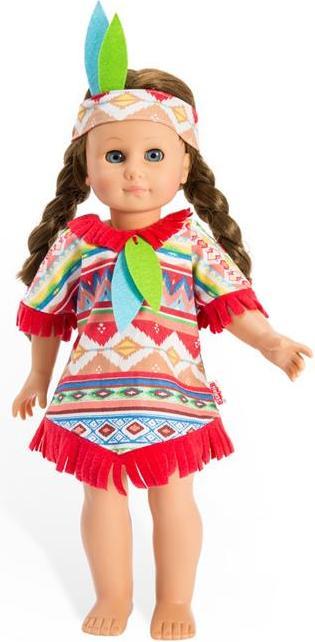 Produktbild Heless 2640 - Indianer-Set "Blaue Feder" Gr. 38 - 45 cm