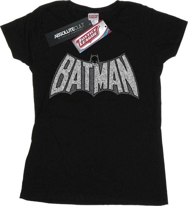 Immagine prodotto Batman Retro Crackle Logo Maglietta Donna (S)