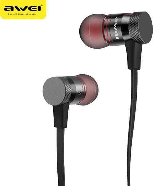 Image du produit Awei słuchawki sportowe Bluetooth A920BL czarny/black magnetyczne (ANC, 6 h, Filaire)