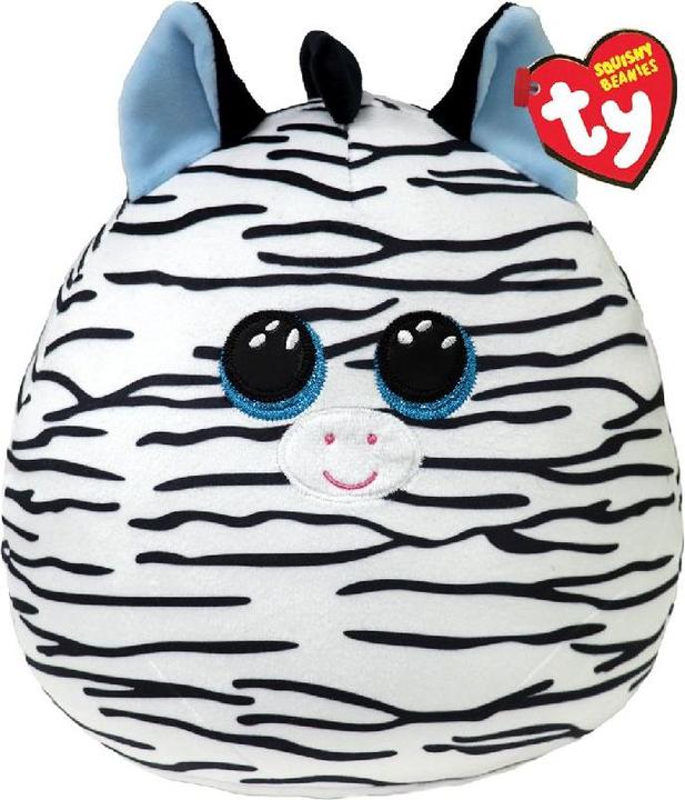 Actual product image Ty Squishy Beanie Zebra Xander 20cm cushion (20 cm)