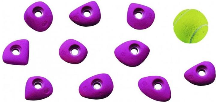 Produktbild Entre Prises Klettergriffe Set Essential Feet XS 2 ehemals Techfeet 2 (Blau)